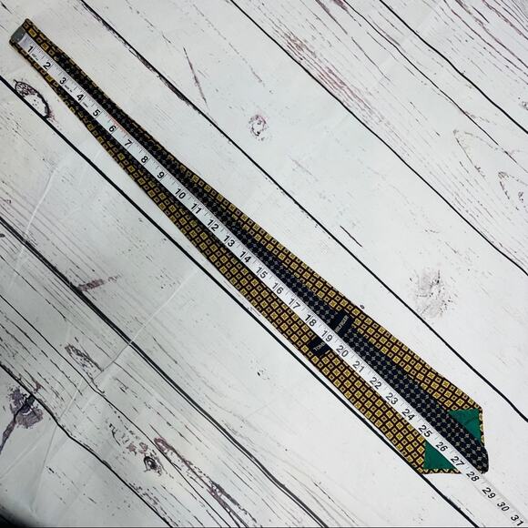 Tommy Hilfiger 100% silk made in Italy tie vintage - Picture 8 of 8